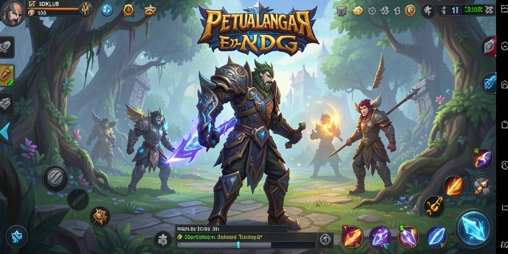 Tangkapan layar dari gameplay petualangan ARPG yang mendebarkan.