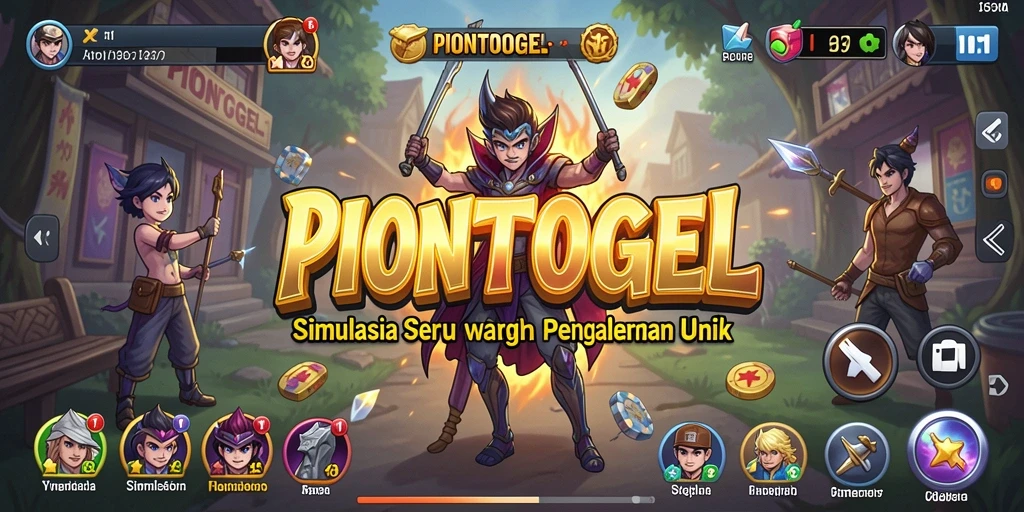 Screenshot PIONTOGEL yang menunjukkan gameplay seru dan interaktif.