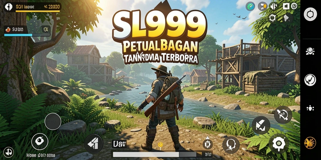Gameplay SL999 yang menampilkan eksplorasi dunia terbuka yang luas.