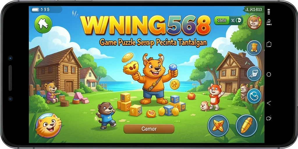 Tampilan gameplay menarik dari WINNING568 dengan berbagai teka-teki.